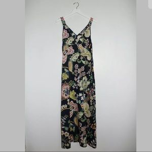 R13 Long Slip Floral Dress